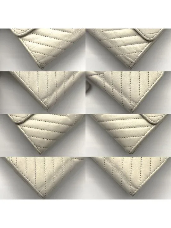 Chanel Chevron Stitch Hook Trifold Wallet - Picture 8 of 13